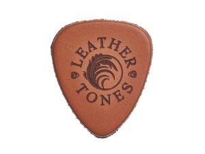 Leather Tones - Tan Leather Ukulele Plectrum