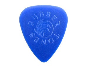 Rubber Tones - Blue Silicon - Ukulele Plectrum
