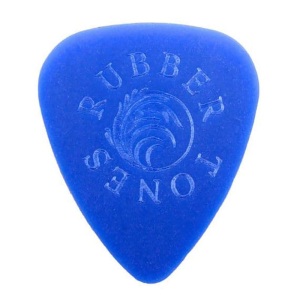 Rubber Tones - Blue Silicon - Ukulele Plectrum
