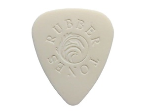 Rubber Tones - White Silicon - Ukulele Plectrum