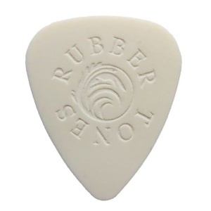 Rubber Tones - White Silicon - Ukulele Plectrum
