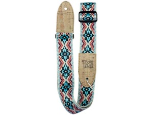TGI Guitar Strap Woven Cotton Vegan - Multi