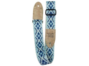 TGI Guitar Strap Woven Cotton Vegan - Royal Blue