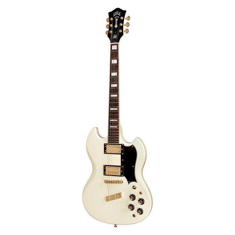 Guild Polara Kim Thayil - Vintage White - Image 3