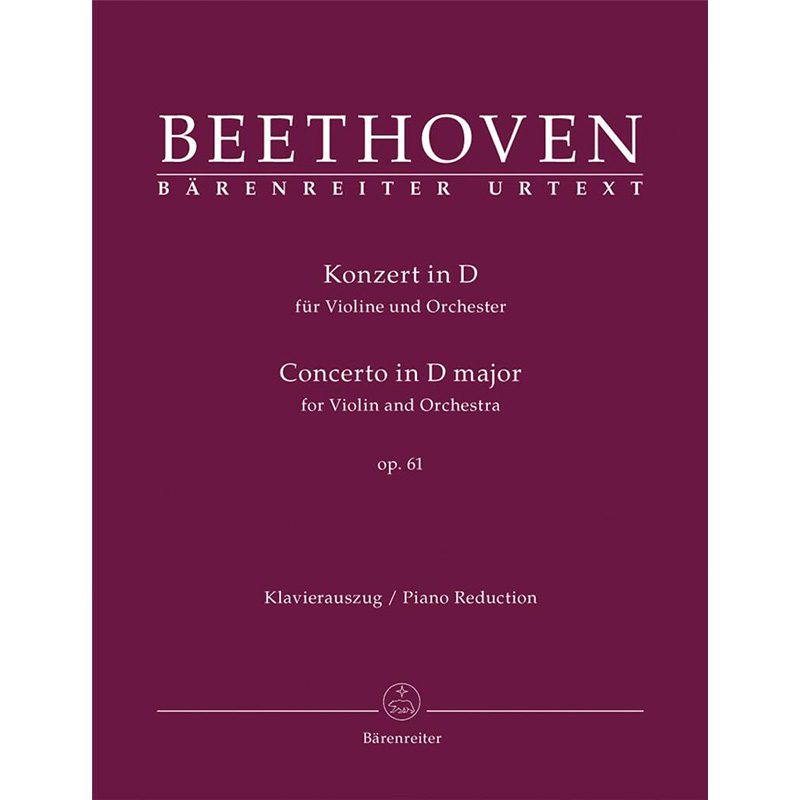 Beethoven - Concert In D OP.61 - Piano Reduction