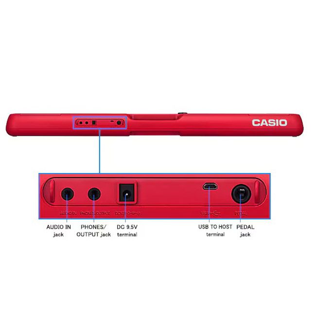 Casio CT-S200WE Casiotone - White w/Keyboard Stand - Image 4
