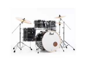 Pearl Export EXX725SBR/C778 Drum Kit w/Sabian SBR Cymbal Set - Graphite Silver Twist