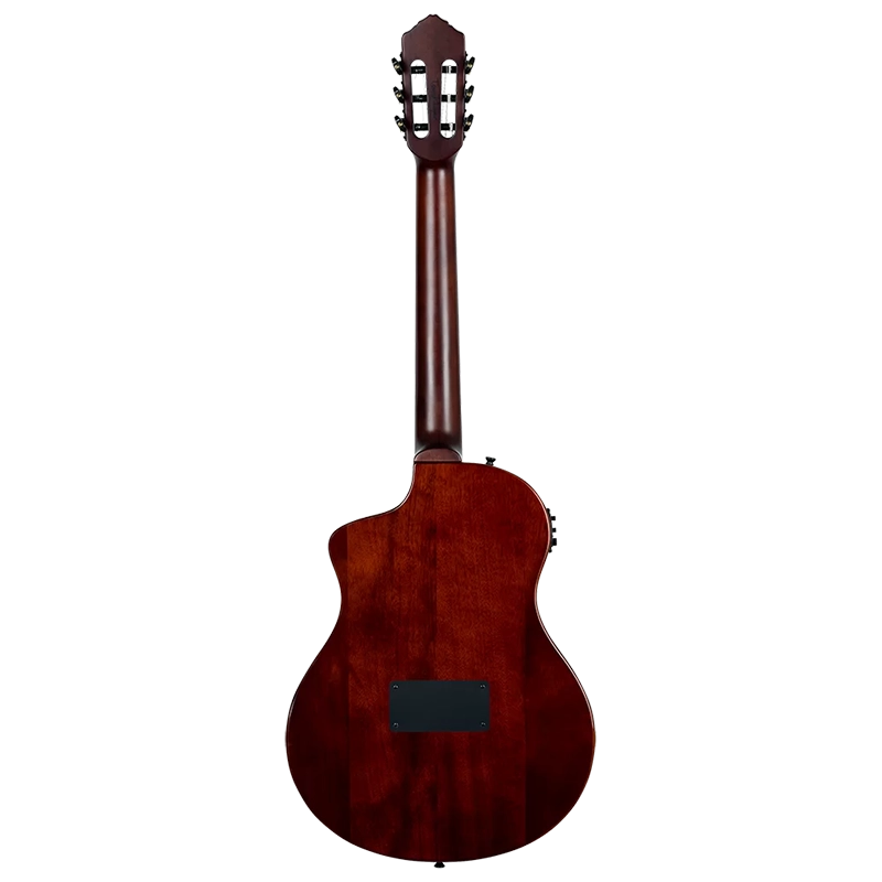 Ortega RTPSTD-NAT Tourplayer Thin Body Guitar - Solid Okoume - Natural - Image 5