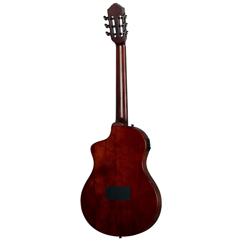 Ortega RTPSTD-NAT Tourplayer Thin Body Guitar - Solid Okoume - Natural - Image 6