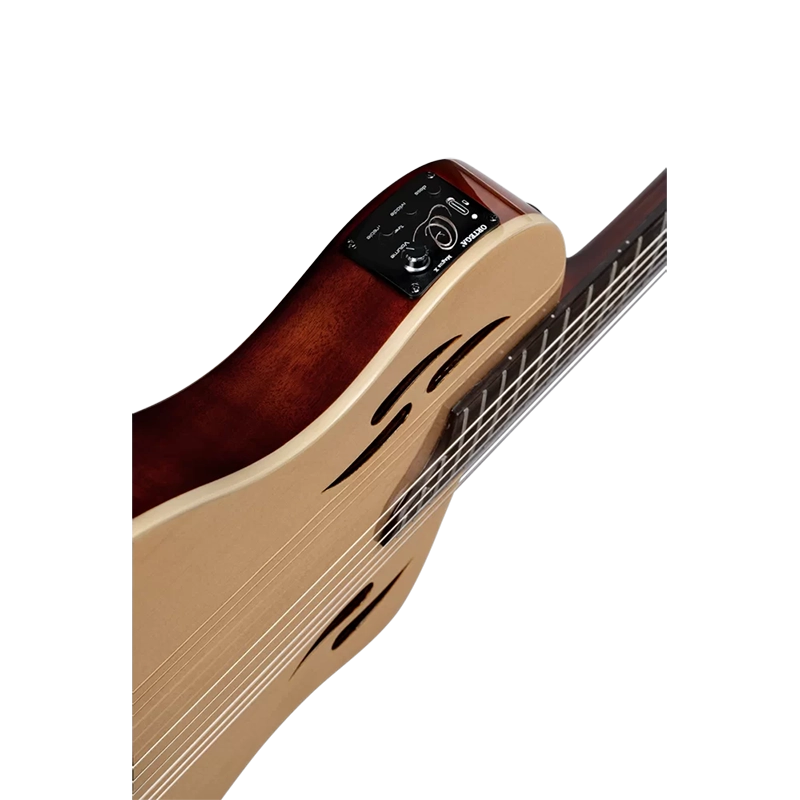 Ortega RTPSTD-NAT Tourplayer Thin Body Guitar - Solid Okoume - Natural - Image 8