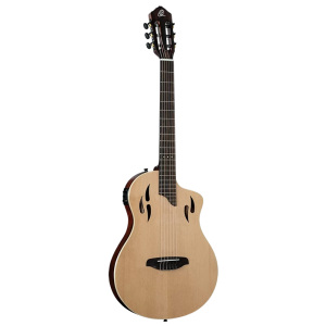 Ortega RTPSTD-NAT Tourplayer Thin Body Guitar - Solid Okoume - Natural