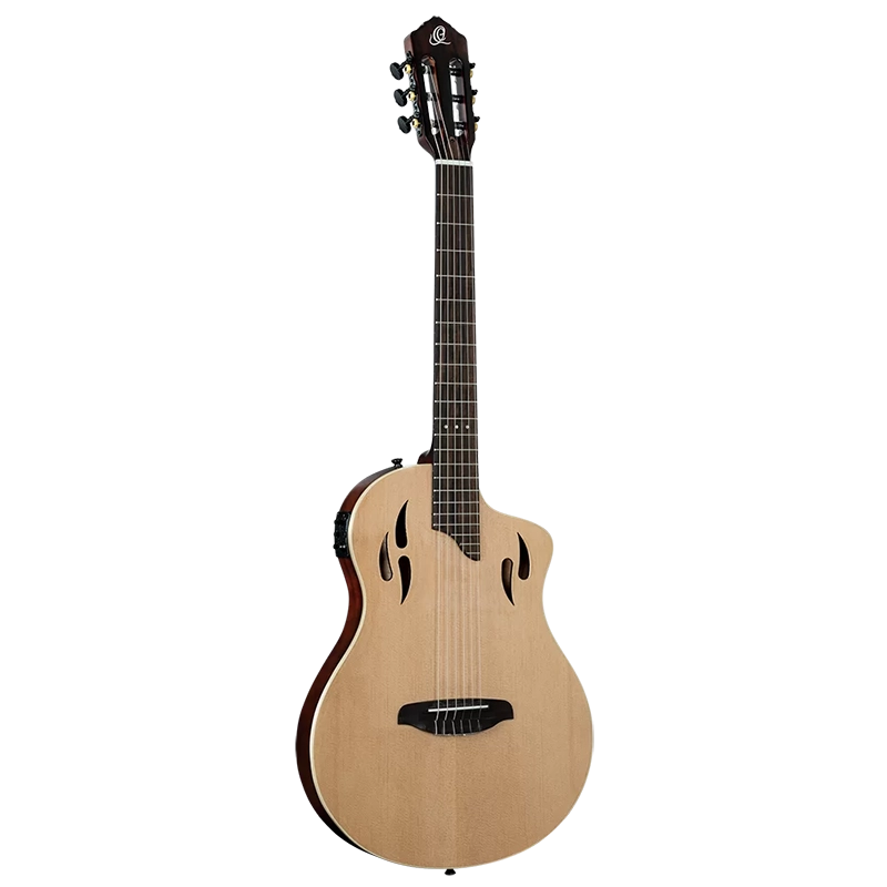 Ortega RTPSTD-NAT Tourplayer Thin Body Guitar - Solid Okoume - Natural