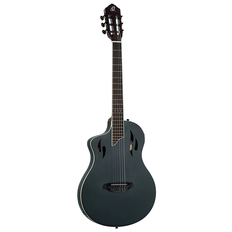 Ortega RTPSTD-SBK Tourplayer Thin Body Guitar - Left Handed - Satin Black