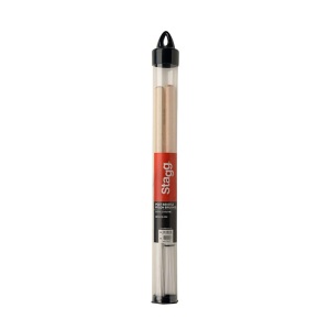 Stagg SBRU10-WN Polybristle Brushes - Wooden Handle
