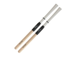 Stagg SBRU10-WN Polybristle Brushes - Wooden Handle