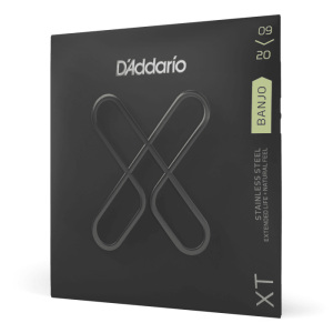 D'addario XTJ0920 5-String Coated Banjo Strings Set - .09-.20