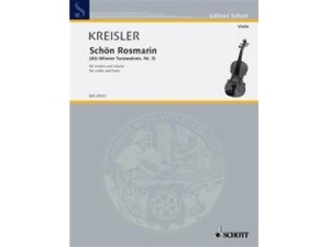 Kreisler - Schon Rosmarin - Violin