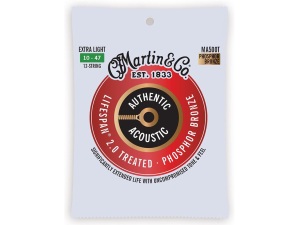 Martin Authentic Acoustic Lifespan 2.0 Phosphor Bronze Guitar Strings - Extra Light - 12-String - 10-47