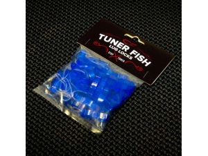 Tuner Fish Lug Locks - Blue - 24 Pack