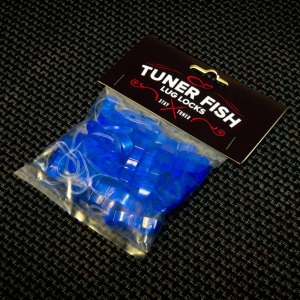 Tuner Fish Lug Locks - Blue - 24 Pack
