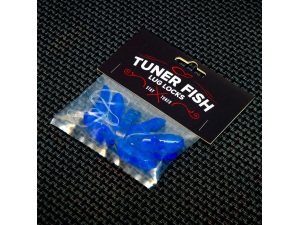 Tuner Fish Lug Locks - Blue - 8 Pack