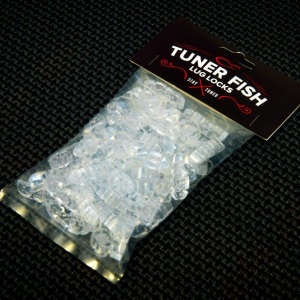 Tuner Fish Lug Locks - Clear - 50 Pack