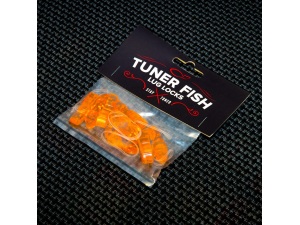 Tuner Fish Lug Locks - Orange - 8 Pack
