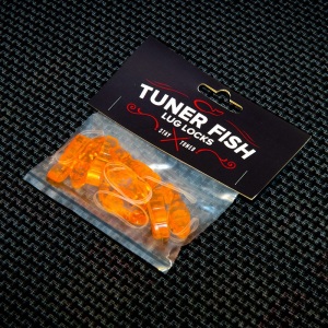 Tuner Fish Lug Locks - Orange - 8 Pack