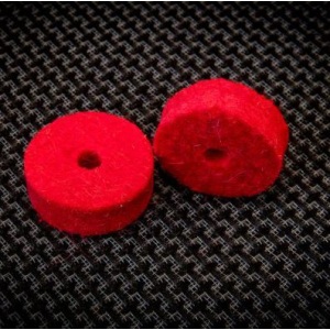 Tuner Fish Cymbal Felts - 10 Pack - Red