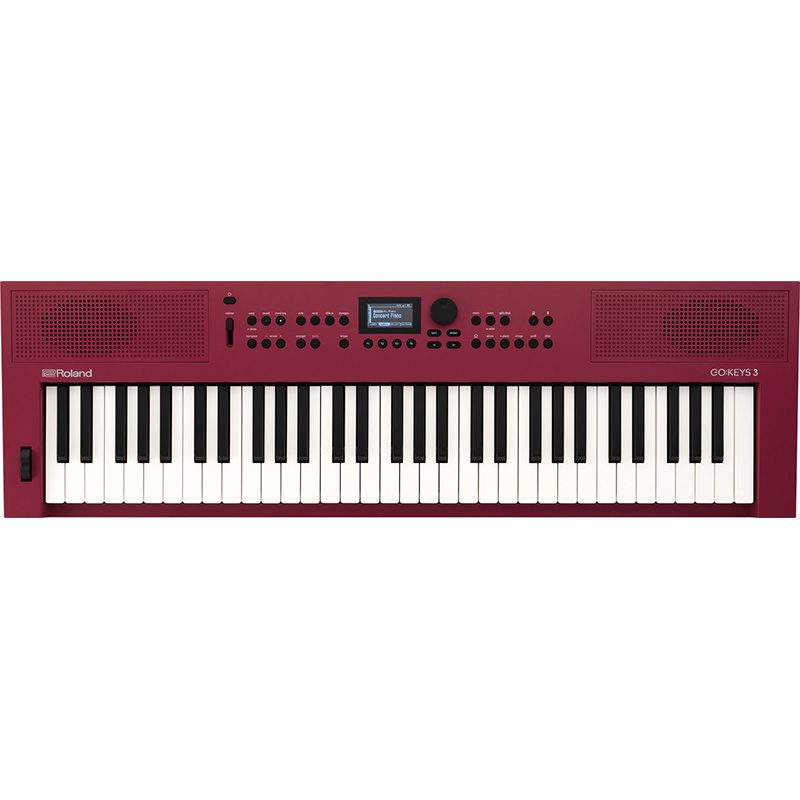 Roland GO:KEYS 3 - Dark Red w/Keyboard Stand - Image 5