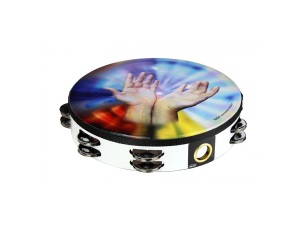 Remo 10" 2-Row Tambourine - Sharing Hands