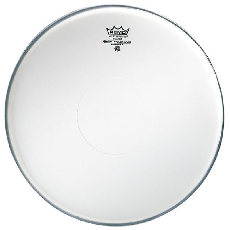 Remo 14" Controlled Sound Coated - White Dot On Top