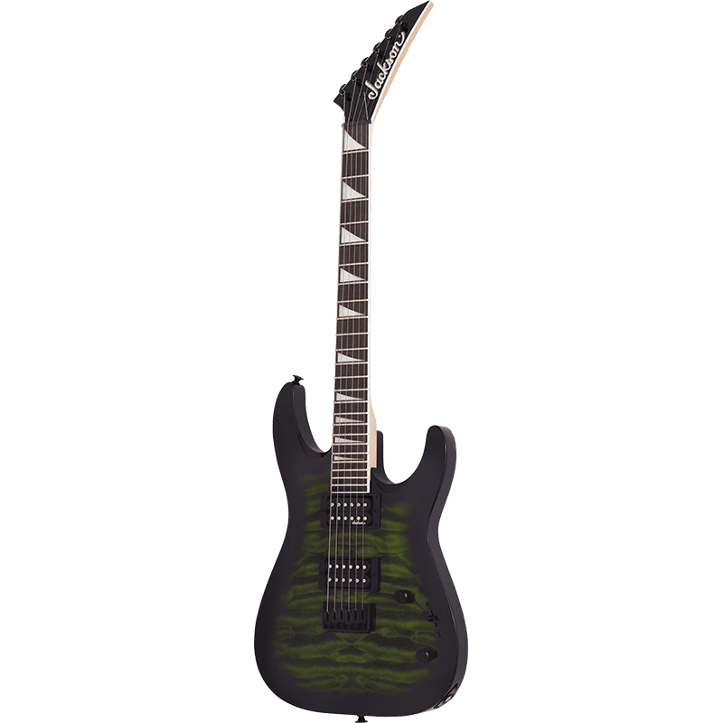 Jackson JS32Q Dinky Arch Top DKA - Transparent Green Burst - Image 5