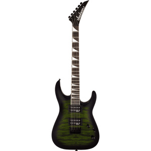Jackson JS32Q Dinky Arch Top DKA - Transparent Green Burst