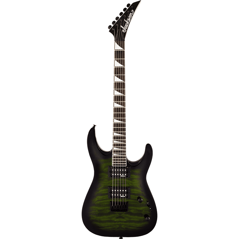 Jackson JS32Q Dinky Arch Top DKA - Transparent Green Burst