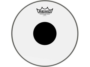 Remo 14" Controlled Sound Clear Black Dot