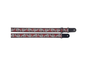 Stagg Woven Nylon Guitar Strap - Clown n' Blood