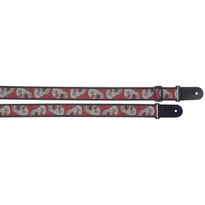 Stagg Woven Nylon Guitar Strap - Clown n' Blood