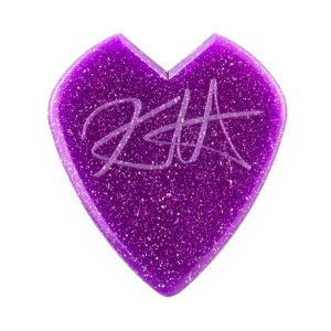 Dunlop Kirk Hammett Jazz III Pick Purple Sparkle - Set of 6