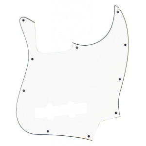 Stagg Jazz Bass Pickguard/Scratchplate - Cream