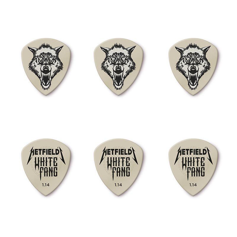 Dunlop James Hetfield's White Fang Pick Tin - 1.14mm - Image 3