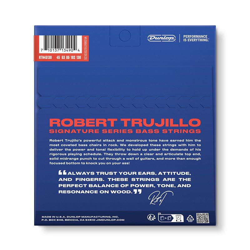 Dunlop Robert Trujillo Nickel Wound Bass Strings 5-String - 45-130 - Image 2