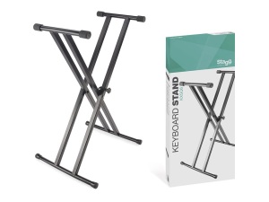 Stagg KXSQ6 - Double Braced Keyboard Stand