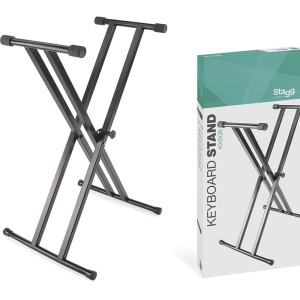 Stagg KXSQ6 - Double Braced Keyboard Stand
