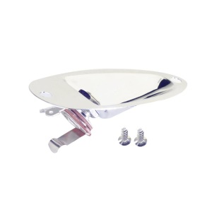 Stagg Stratocaster Jack Socket + Plate - Chrome
