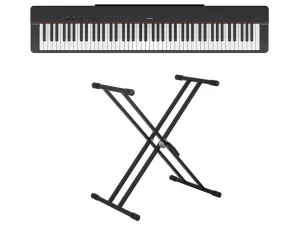 Yamaha P-225 Digital Piano w/Double Braced Keyboard Stand