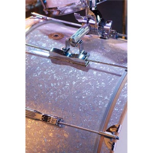 Ludwig Continental Club 4-Pc Drum Kit w/Atlas Std Hardware Pack - Blue Sparkle