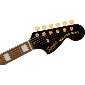 Fender Squier LE Paranormal Troublemaker Telecaster Deluxe - Gold Hardware - Black