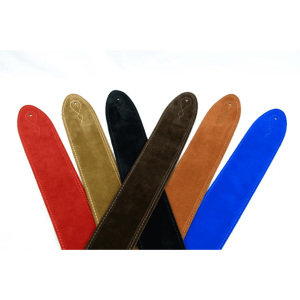 Leathergraft Comfy Suede Guitar Strap - Blue