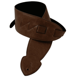 Leathergraft Softy 2.5" Guitar Strap - Brown